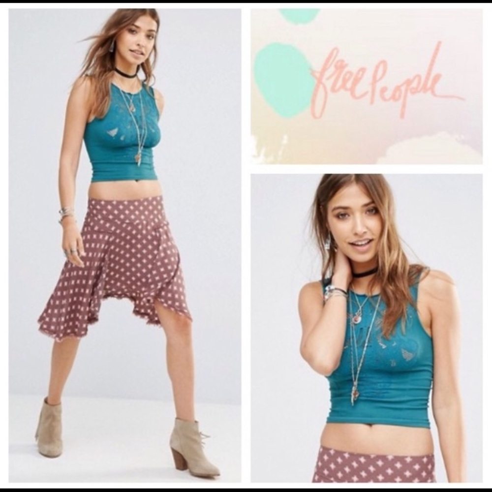 Free People Intimately Lace Tank Top XS/S